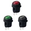 Waterproof and Oil Resistant Round Rocker Switches 2 Pin 2 Position for Home Appliances and Industrial Control