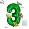 6pcs Dinosaur Theme Balloon Dinosaur birthday Balloon Number Balloon set birthday decor Dinosaur birthday party decoration