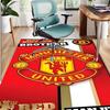 Tappeto con Fantasia Manchester United F.C., Tappetino da Interno/Esterno, per Picnic, Sala Giochi, Camera da Letto, Ufficio, Soggiorno, Tappeto Decorativo per la Casa, Regalo di Compleanno