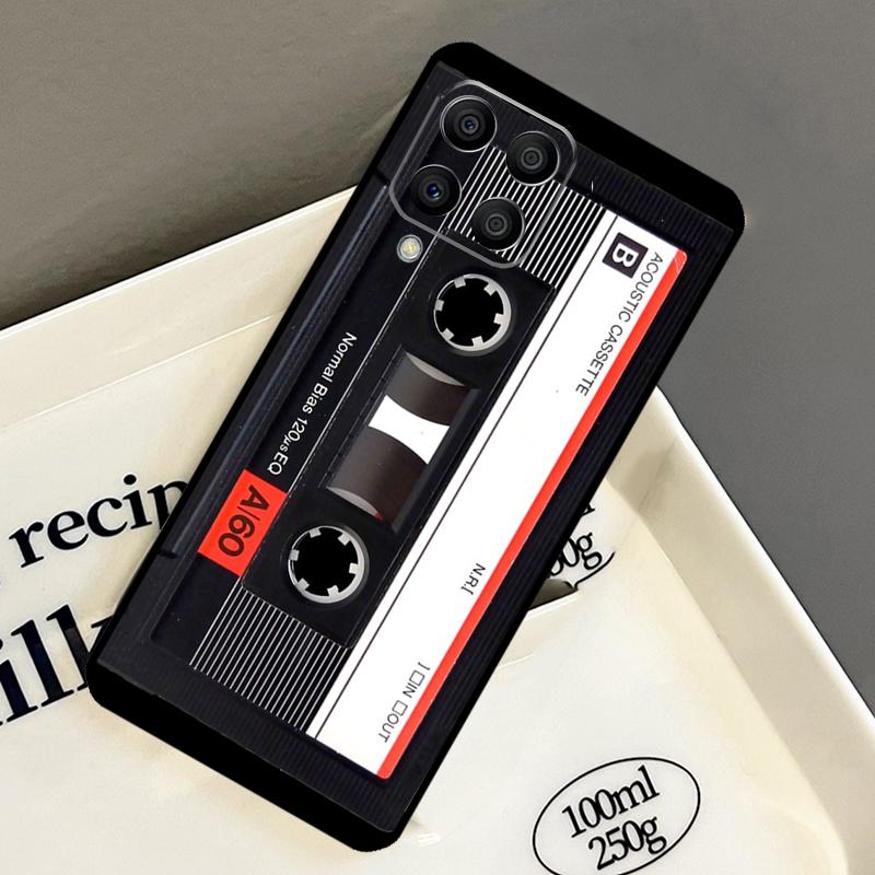 Retro VHS Tape Case For Samsung Galaxy M33 M53 M13 M15 M35 M55 M32 M16 M36 M56 M54 M20 M52 M34 M14 M11 M31