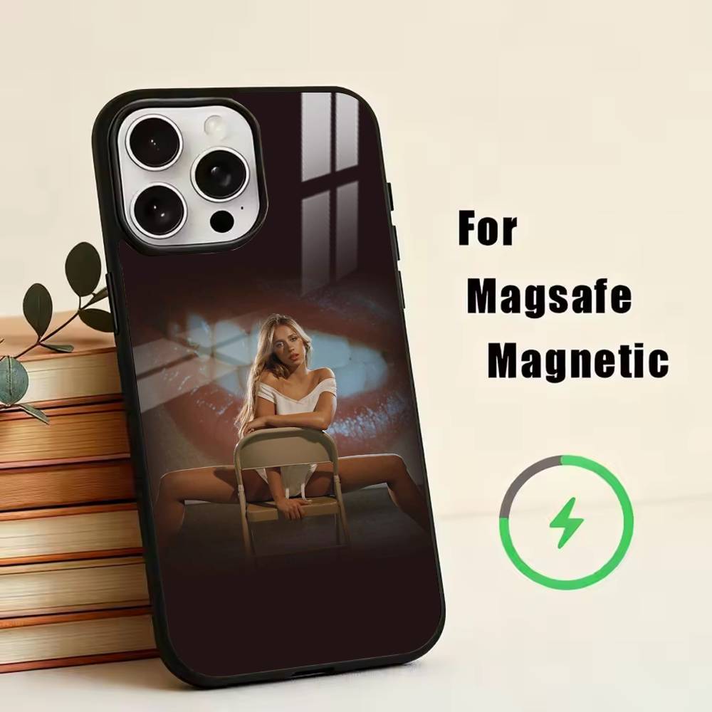 

Singer-Z Tate McRae Phone Case For iPhone17,16,15,14,13,12,11 Plus,Pro Magnetic with Magsafe Wireless Charging iPhone16PROMAX