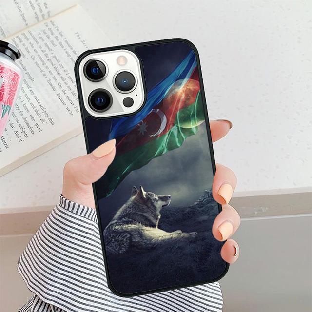 Azerbaijan Flag Phone Case For iPhone 17 Air 15 16 11 12 13 14 Pro Max Cover For iPhone 17 Air Max Plus Coque Fundas