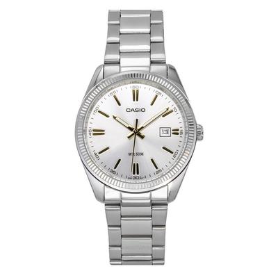 Classic Analog Stainless Steel Silver Dial Quartz MTP-1370D-7A2 Men's Watch