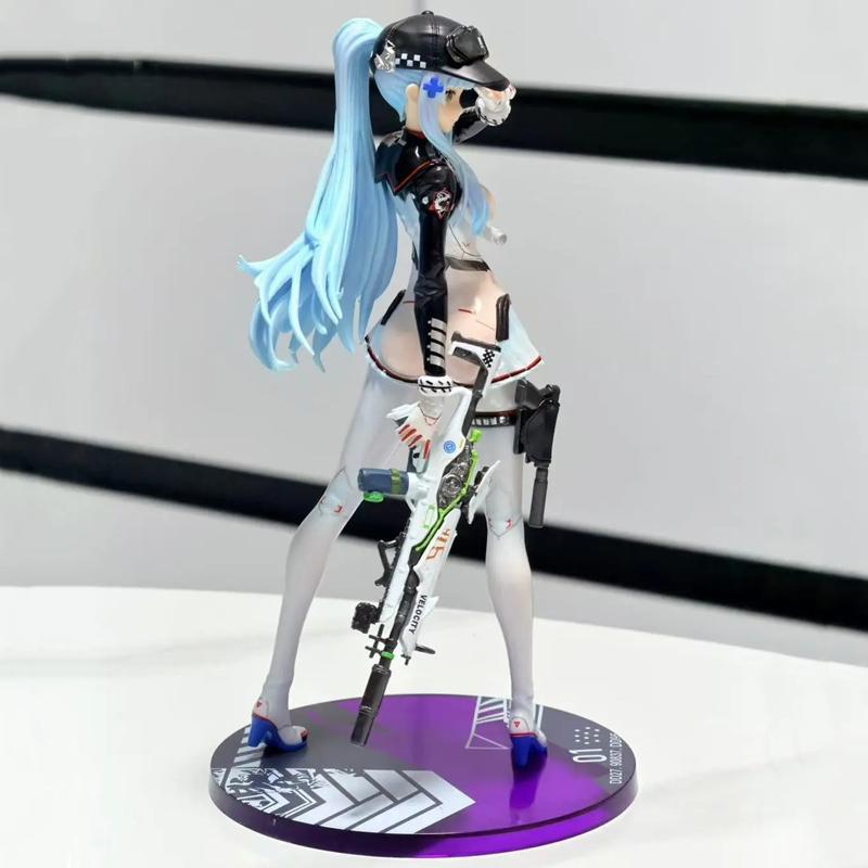 Clukay Mädchen Frontline HK416 Gw Speed Star Mecha Girl Figur Vollständig Bemalt Desktop-Ornament Sammlerstück Ausstellungsstück Geschenk