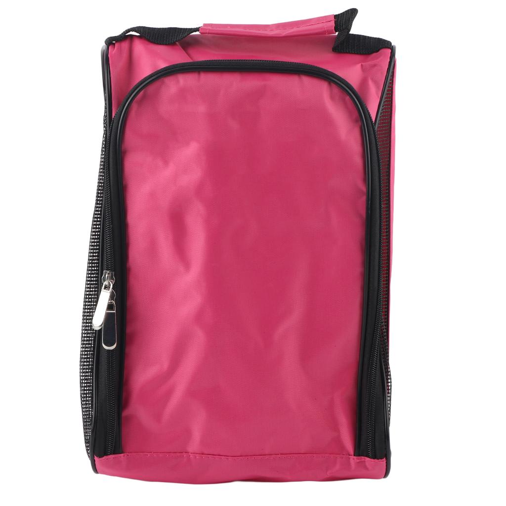 Nylon Golfschuhtasche Rosa Tragbar Atmungsaktiv Großes Fassungsvermögen Schuhe Aufbewahrungsorganizer