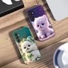 Cute Little Dog Green For Samsung Galaxy A14 4G 20 30 52 20S 21S 22 A32 33 34 42 50 51 53 54 70 71 72 73 5G Glass Phone Case