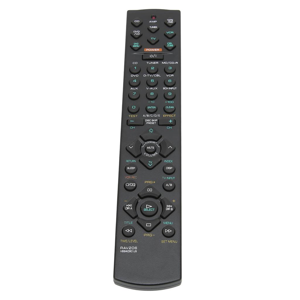 RAV206 AV Receiver Remote Control Replace Remote Control for V694090US AX 596 RXV420 YHT34 RAV206