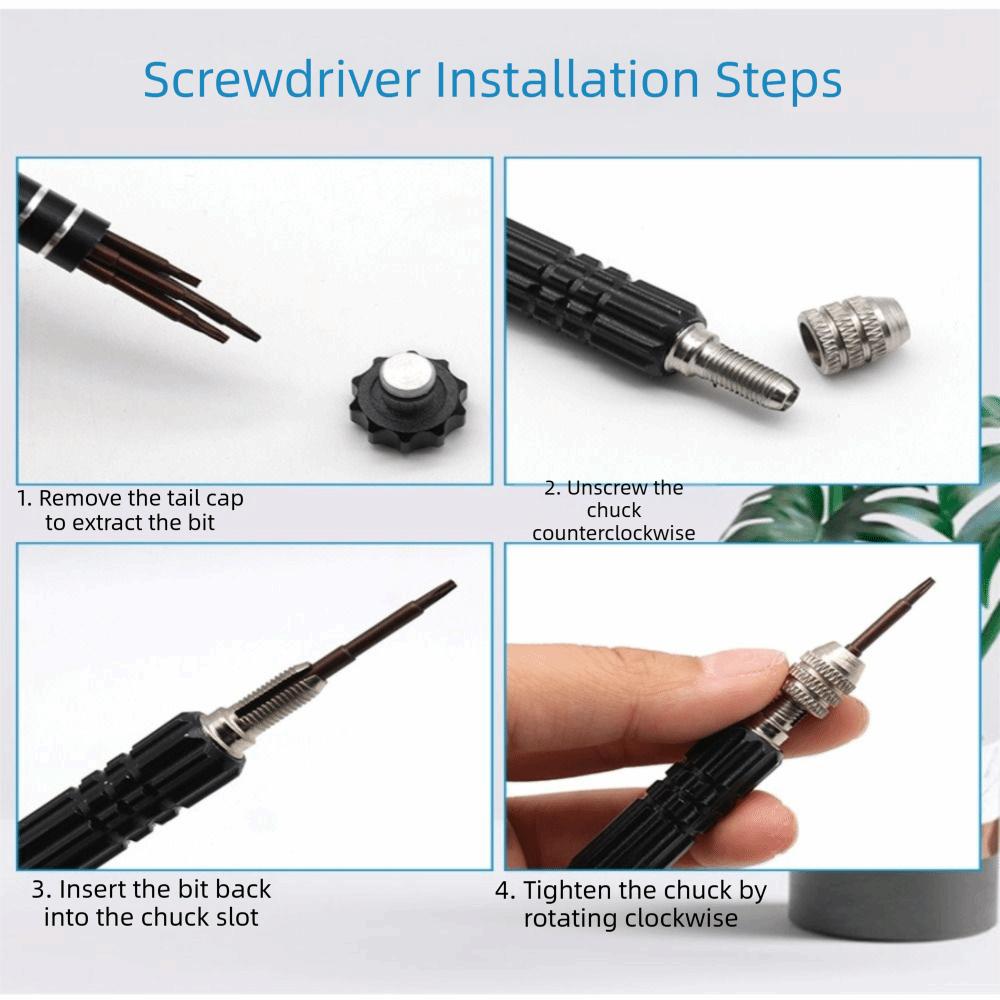 S2 Bits Multi-Function Screwdriver Set High-Hardness Disassembly Tool Kit Screwdriver Set  Home DIY