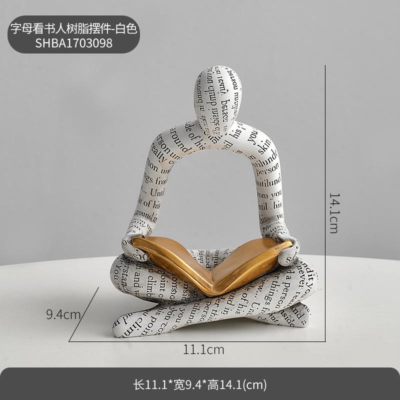 Creative Design Art Couple Figurines TV Cabinet Wine Cabinet Living Room Home Decor Soft Decoration Car Decoration