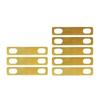 8Pcs Brass Guitar Neck Shims Connection Neck Plate Neck Heightening Gasket Electric Guitar Reinforced Plate Enduring