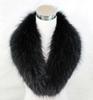 Natural Raccoon Fur Collar Scarf Genuine Fur Scarves Shawl Neck Warmer Fur Square Collar Women Long Scarf Winter Fox Fur Collar