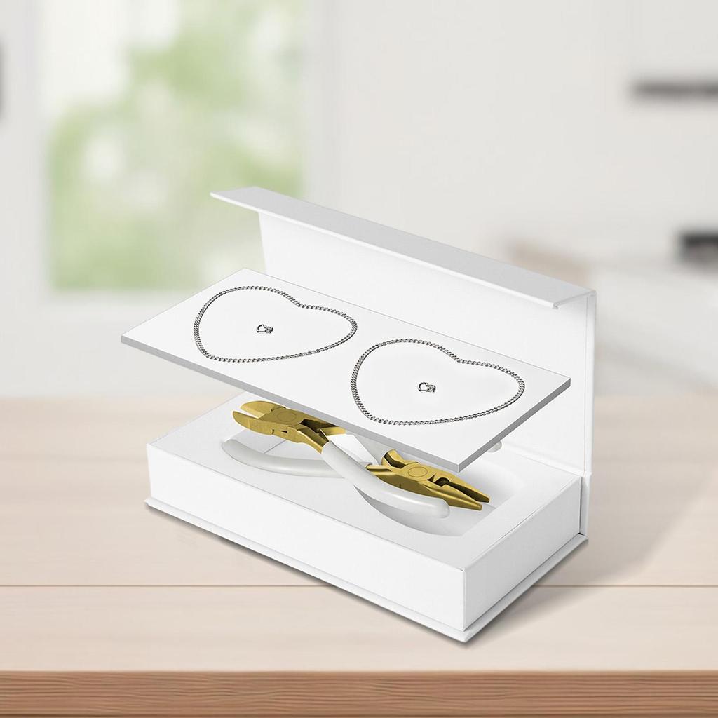 2 Pieces Couple Bracelet Kit Permanent Bracelets Jewelry Making Accessories Locked with Pliers Very