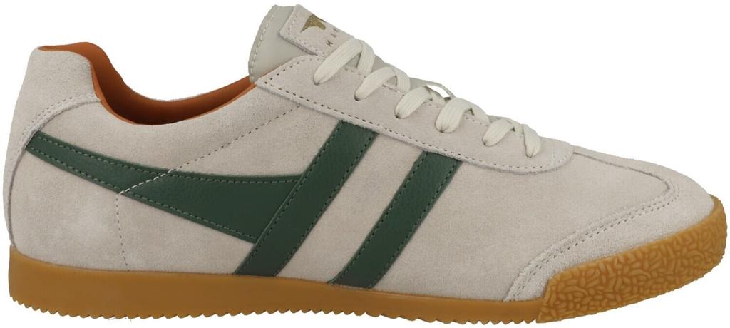 Кроссовки Gola Harrier Suede Sneaker бежевый зеленый оранжевый
