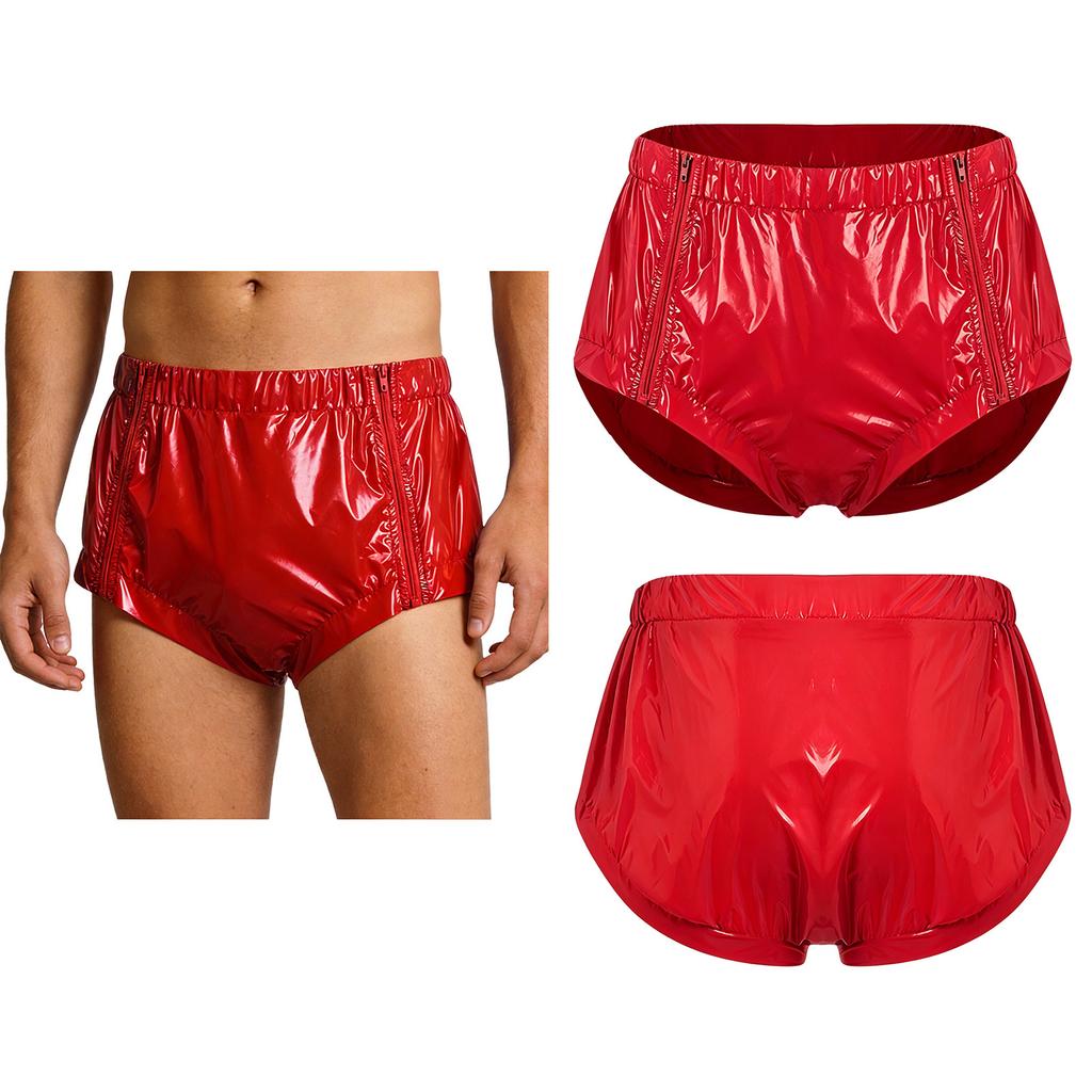 S-3XL Reusable Waterproof Diaper Cover: Both Side Zipper Tear-away Briefs for Elderly Caring Nursing & Special Needs Adults