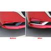 RUIQ Chrome Front Fog Lamp Garnish Bezel Cover for the New Mazda3 Sedan Designed specifically for the Mazda3 (Lower) (BP Series, 2019.06~). Sedan.
