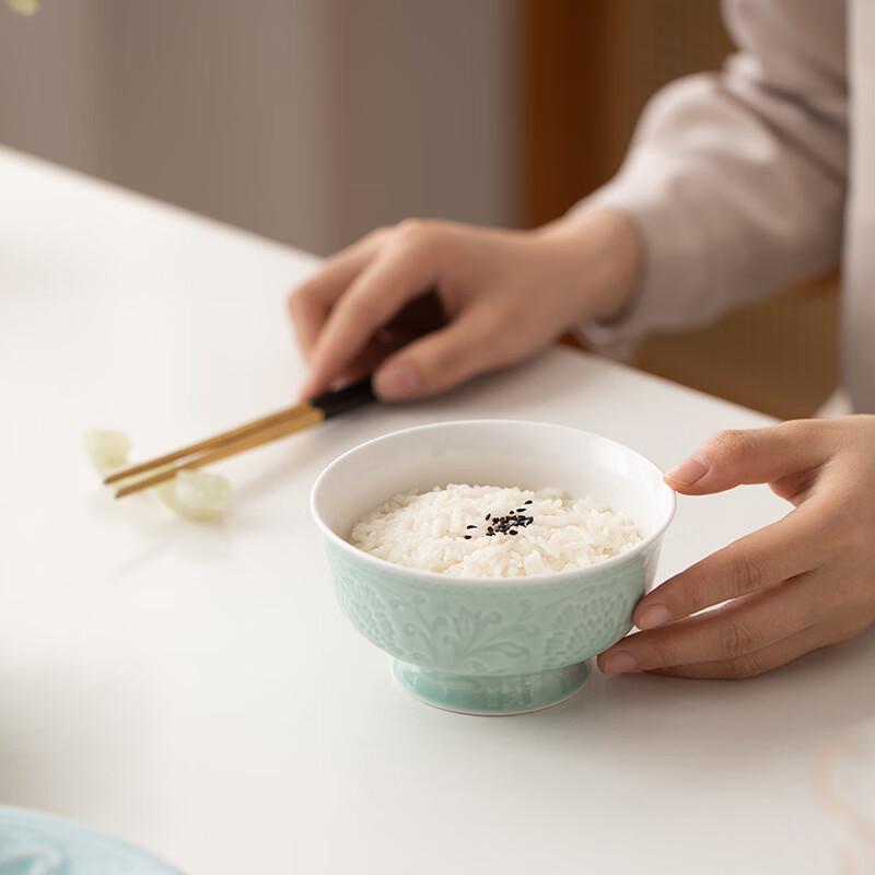 Chinesisches Celadon Reisschüssel-Set (6 Pack)