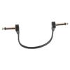 6PCS Space Saving Guitar Effects Cable Flexible Ribbon Design 15cm Length Suitable for Microphones and Sound Interfaces