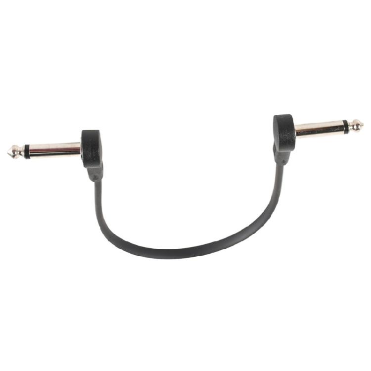 6PCS Space Saving Guitar Effects Cable Flexible Ribbon Design 15cm Length Suitable for Microphones and Sound Interfaces