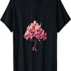 Geometric Poly Vector Blossom Into Spring Cherry Blossom T-Shirt