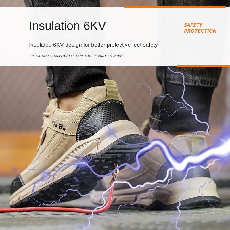 Labor Insurance Shoes Men's Full Shoes Anti-smashing, Anti-piercing, Anti-scalding Insulation Welding Construction Site Work Shoes