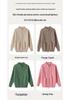 Heavyweight Stand Collar Wool Cardigan - Versatile Casual Solid Color for Autumn/Winter