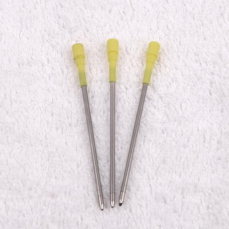 Huaqi Metal Small Coats Refill 0.07Mm/1.0Mm Metal Ballpoint Pen Refill Ballpoint Pen Refill 0.5*8.2CM синий