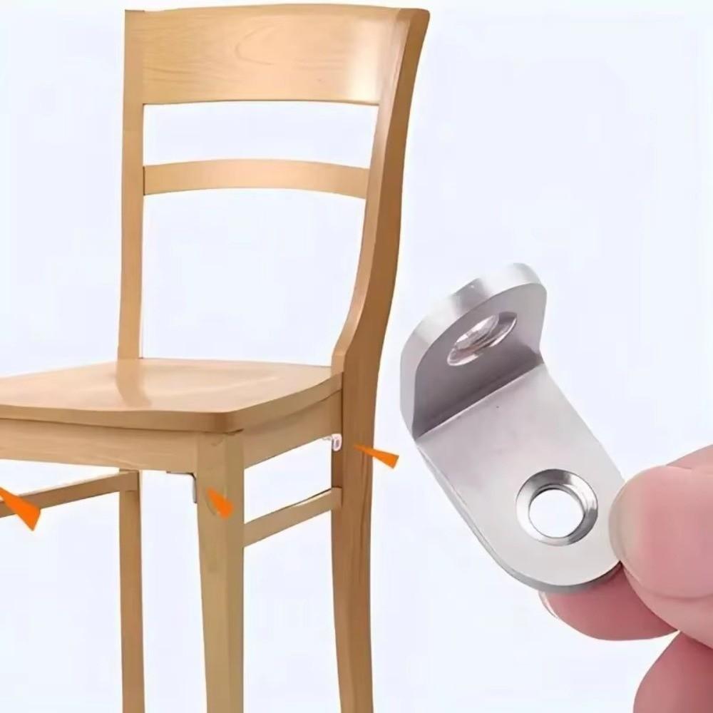 10pcs 90 Degree Right Angle Corner Brace Corner Brace Joint  for Shelves Wood Furniture Chair