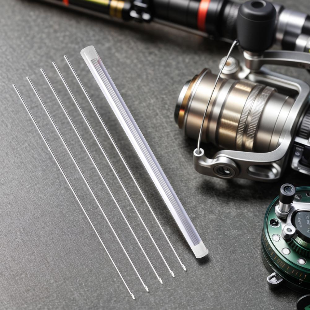 5Pcs Earthworm Hooking Needle Worm Baiting Needle Easy To Use Worm Fishing Needle Hollow Earthworm Hook Needle for Carp Fishing