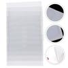 10Pcs Self-Adhesive Index Card Pockets Clear Label Holders for Organizing Business Cards Photos Postcards Library Warehouse