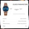 Men's Ultra-Thin 6.5mm Casual Business Watch Japanese Quartz Movement 40mm Dial Genuine Leather Band