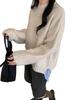 Women's Thick Pure Wool Turtleneck Sweater - Autumn/Winter Loose Knit Cashmere Style