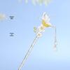 Butterfly Flower Hairpin for Women - S925 Sterling Silver, Chinese Style, Lily of the Valley Tassel, Elegant and Trendy