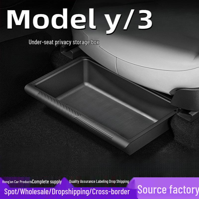Tesla Model Y Refresh Front Seat Drawer Storage Box Accessory