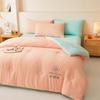Premium Xinjiang Cotton Quilt: Thickened, All-Season Warmth for Double Bed.