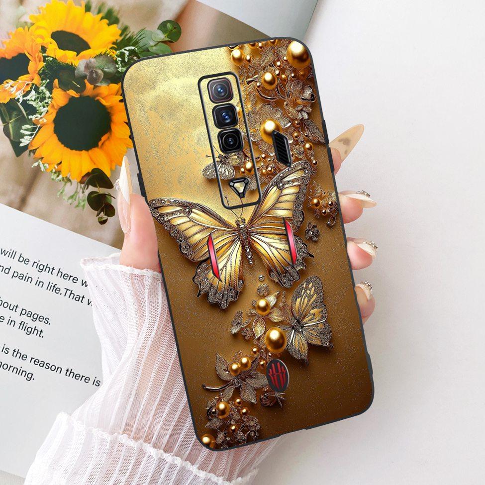 

Чохол для телефону ZTE nubia RedMagic 7 Силіконовий Милий Кіт Модний Смішний Розписаний Funda Для Red Magic 7 NX679J Корпус Red Magic 7