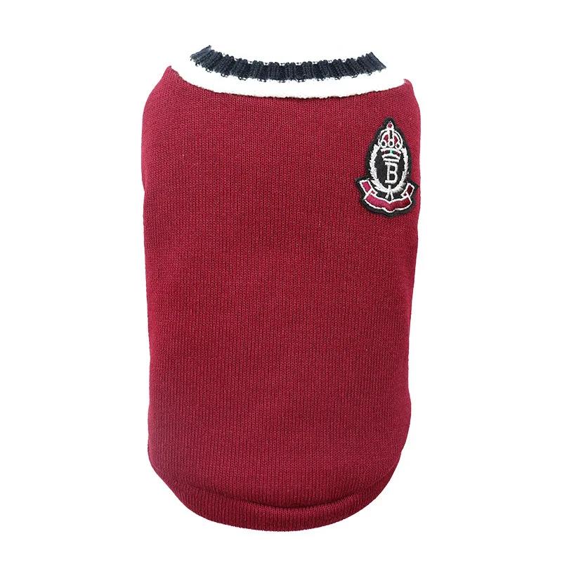 Cat Dog Sweater Pullover Winter Pet Clothes for Small Dogs Cat Vest Puppy Jacket Pet Cat Clothing Kitty Costume Ubranka Dla Psa 3