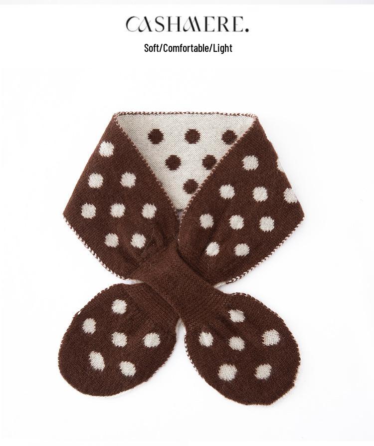 Children's Cute Warm Cashmere Scarf - 100% Pure Knitted Wool