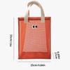 Large Capacity Swimming Bag Mesh Fabric Tote Bag Washbag Wash Pouch  for Women