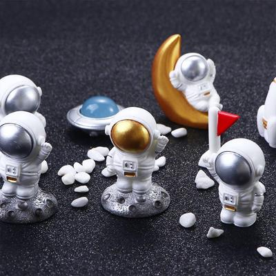 Ornament Wunderbares Geschenk Schreibtischdekoration Mikro-Miniaturen Astronautenfiguren Astronautenmodell