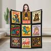 Dungeon crawler carl Princess Donut and Mongo Poster Soft Blanket For Couch Bed Funny Throw Blanket Spring Flannel Bedspread