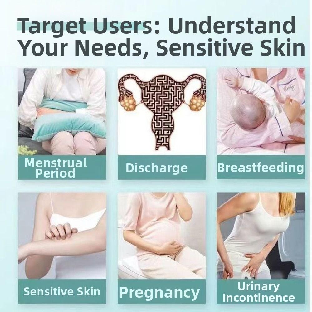 5Pcs Leak Proof Washable Sanitary Napkins 23CM Panty Liner Diaper Menstrual Cloth Pads Night