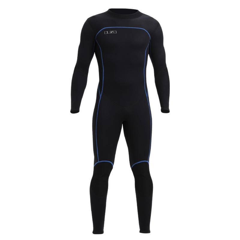 

Новый 3 мм гидрокостюм с застежкой-молнией и длинными рукавами для плавания, серфинга и снорклинга, цельный костюм для плавания с медузой S