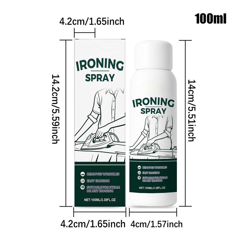 

New C rease Release Spray 100ml Clothing Wrinkle Remover Fabric Static Guard Spray Portable Anti Static Mist Ironing Alternative 100ml