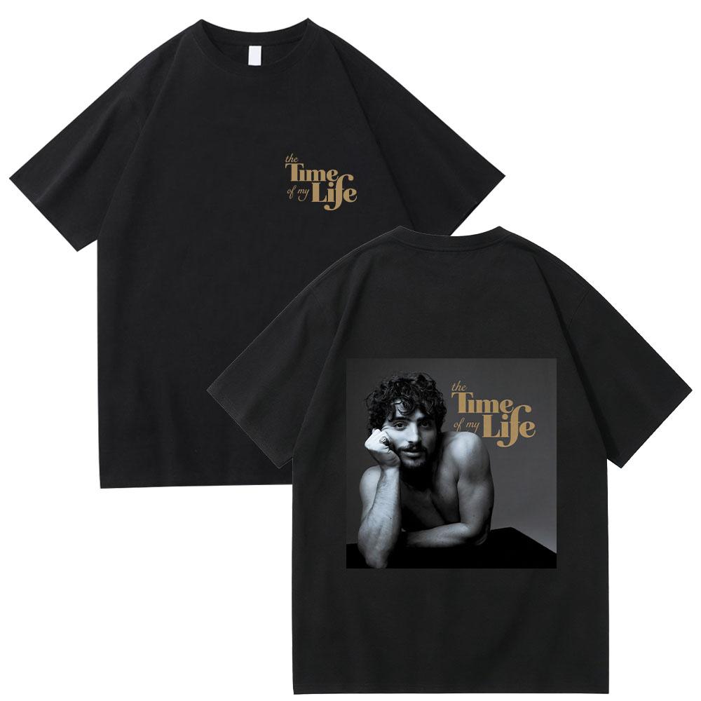 cThe Time of My Life T Shirts Retro Vintage Print Tshirt Men Fashion Cotton Women Casual Short Sleeve O Neck Y2k Top XS