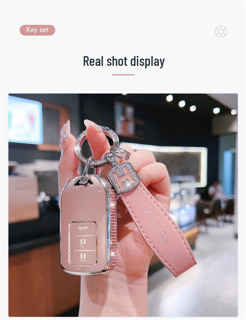 High-end Key Cover for Accord, CRV, Civic, Haoying, Elysion, XRV - 11th Gen Models