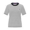Navigare Women's Striped Knit Short Sleeve Top