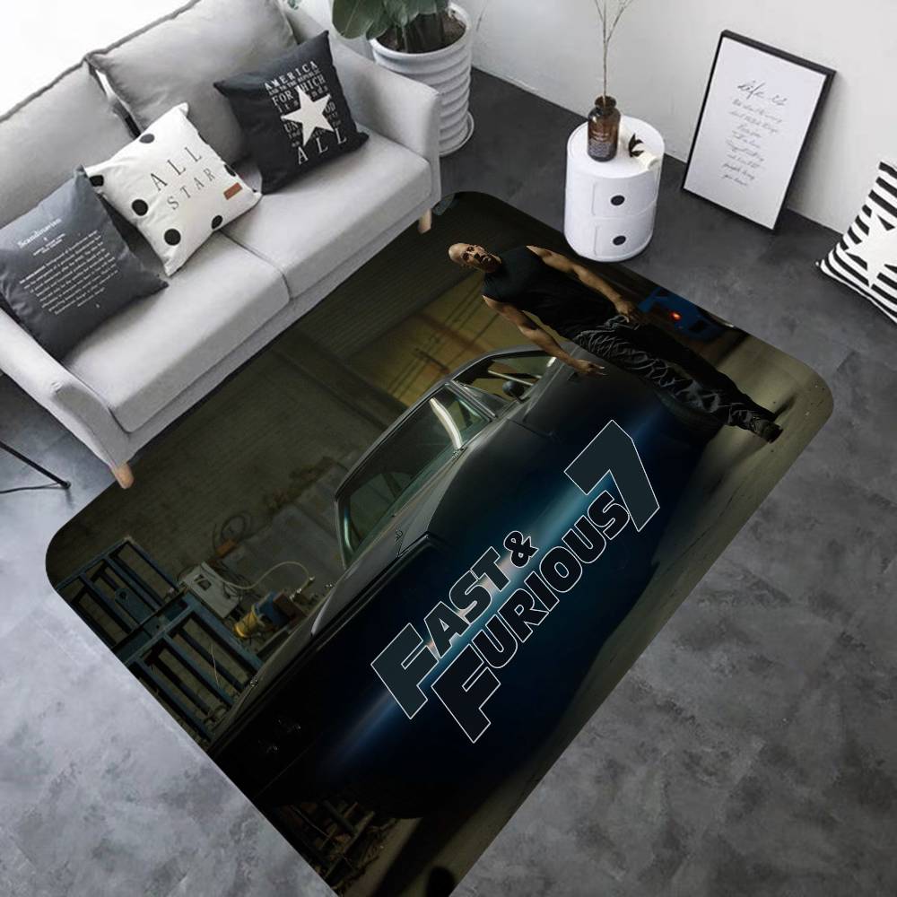 Fast And Furious Classic Vintage Entrance Door Mat Nordic Style Bedroom Living Room Doormat Balcony Anti-Slip Modern Home Decor