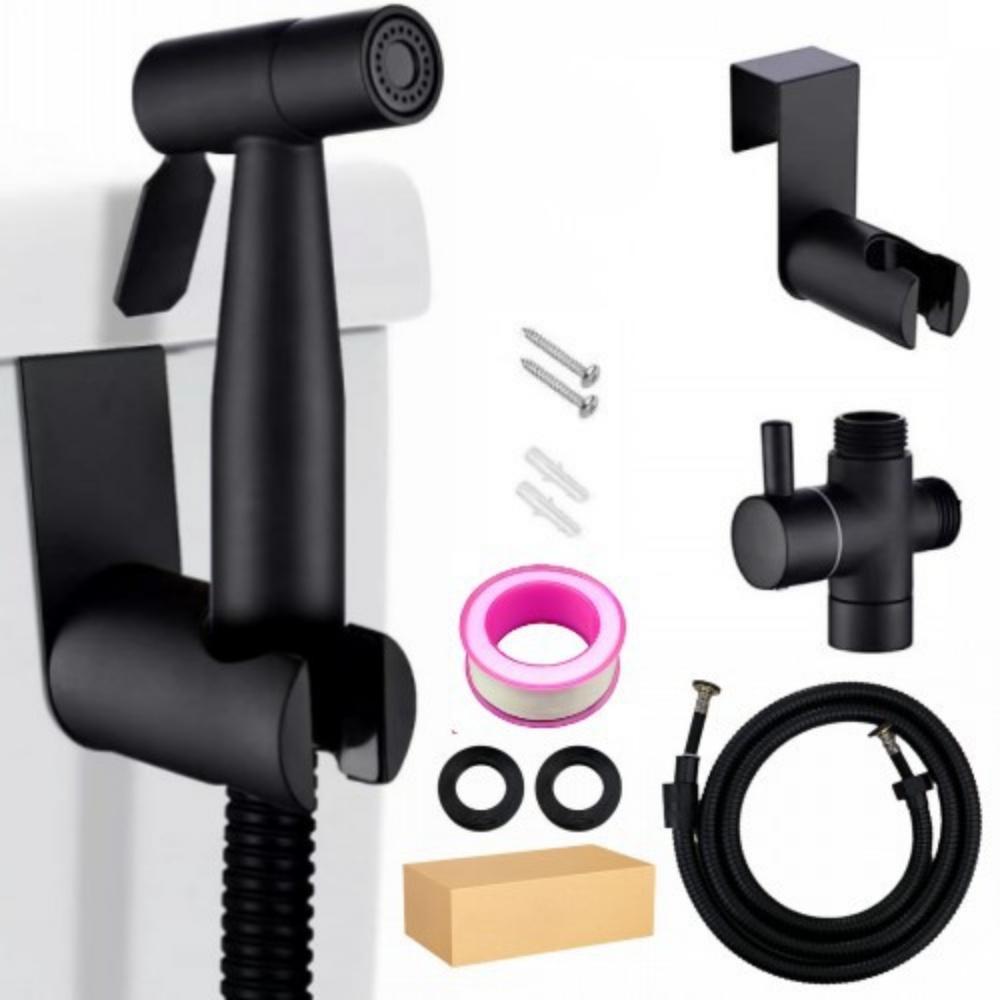 Oțel Inoxidabil 304 Bideu Portabil de Toaletă Robinet Pulverizator Fără Găurire Pulverizator de Mână pentru Baie Cap de Duș Pulverizator cu Autocurățare