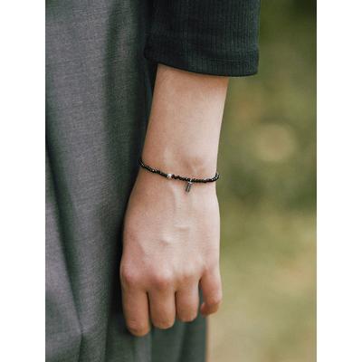Pumpkin Beads Bracelet (Black) Bh7B4A717Wb175
