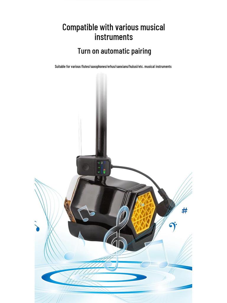 Saxophone & Erhu Wireless Microphone for Professional Outdoor Stage Performances